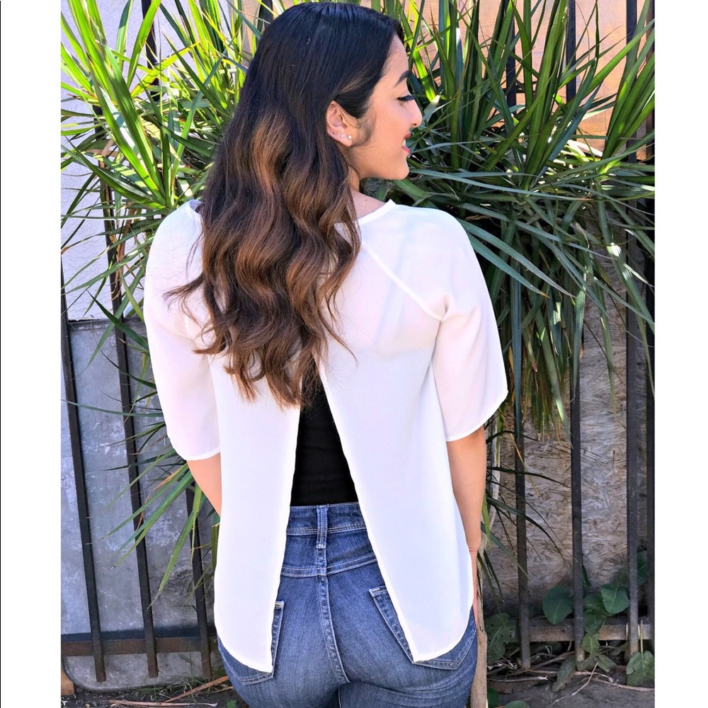 Open Back Blouse